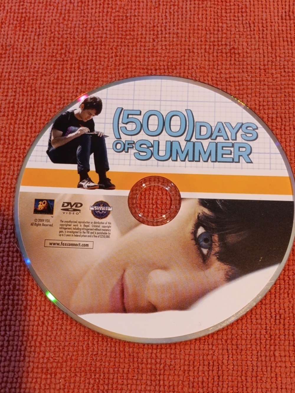 2/$8 (500) Days of Summer DVD *NO CASE*